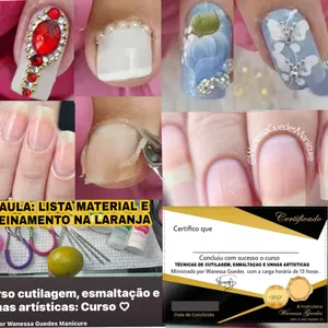 Imagem do curso Cutilagem,esmaltaçãoe unhas artisticas -CURSOeCertificado