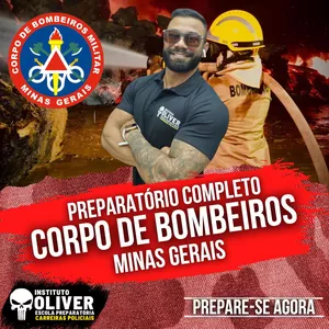 Imagem de capa para o Curso online 👩🏻‍🚒 BOMBEIRO MILITAR de Minas Gerais 2.0 - CBM MG - Instituto Óliver