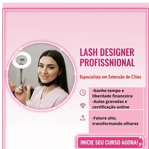 Imagem do curso Alongamento de Cílios 