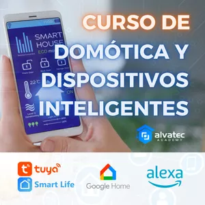 Imagen de portada para Curso online Domótica y Dispositivos Inteligentes con Alexa, Google Home y Tuya Smart
