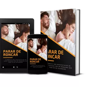 Imagem de capa para o Ebook COMO PARAR DE RONCAR ?