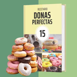 Imagen de portada para Ebook Recetas de Donas Perfectas