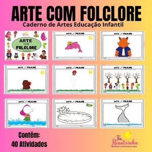 Imagem de capa para o Ebook ARTE COM FOLCLORE 