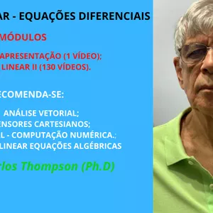 Imagem de capa para o Curso online ÁLGEBRA LINEAR - EQUAÇÕES DIFERENCIAIS