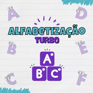Imagem de capa para o Ebook Alfabetização Turbo