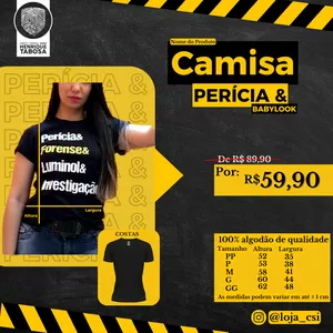 Imagem de capa para o Curso online Camisa PERÍCIA &amp; babylook