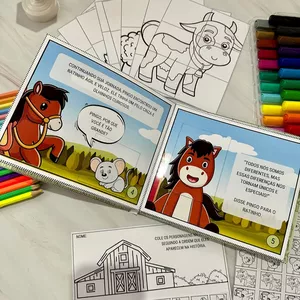Imagem de capa para o Ebook AVENTURAS NA FAZENDA 