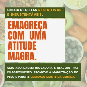 Imagem de capa para o Ebook Atitude Magra