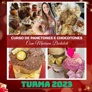Imagem de capa para o Curso online Curso Panetones e Chocotones - Turma 2023 - Marrara Bortoloti