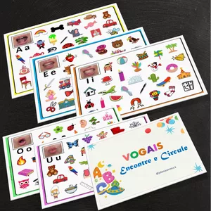 Imagem de capa para o Ebook VOGAIS - Encontre e Circule