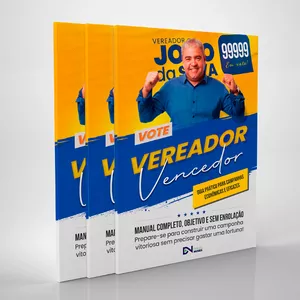 Imagem de capa para o Ebook Vereador Vencedor - Guia prático para campanhas econômicas e eficazes