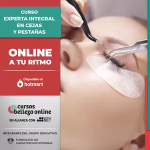 Imagen de portada para Curso online Experta integral en cejas y pestañas