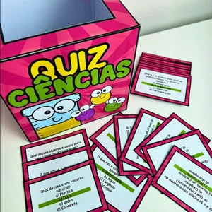 Imagem de capa para o Ebook QUIZ DE CIÊNCIAS