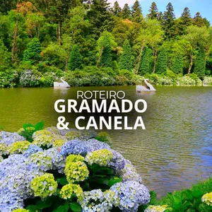Imagem de capa para o Ebook Guia e Roteiro Gramado em 5 dias