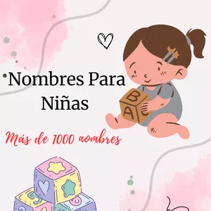 Imagen de portada para Ebook Más de 1000 Nombres para Niña