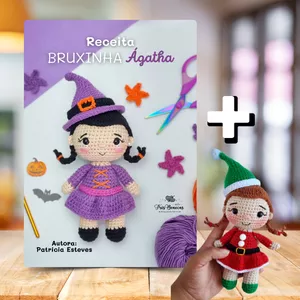 Imagem de capa para o Ebook Receita Bruxinha Ágatha/ Natalina