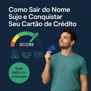 Imagem de capa para o Ebook Do Nome Sujo ao Cartão Aprovado