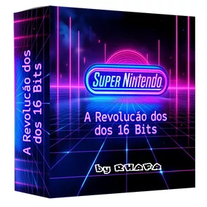 Imagem de capa para o Ebook Super Nintendo: A Revolução dos 16 Bits – História, Tecnologia e Legado