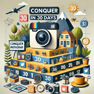 Imagen de portada para Ebook CONQUISTA INSTAGRAM EN 30 DÍAS