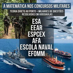 Imagem do curso A Matemática nos Concursos Militares