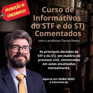 Imagem de capa para o Curso online Curso de Informativos do STF e do STJ em matéria de processo civil