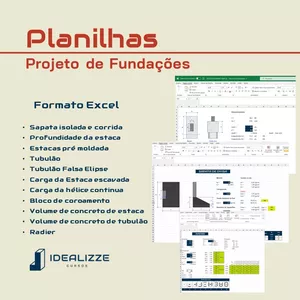 Imagem de capa para o Curso online Planilhas de cálculo para Fundações