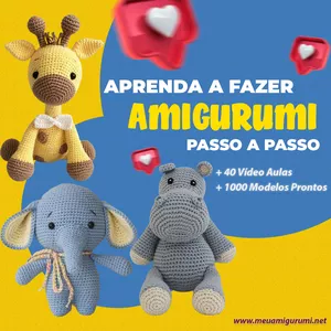 Curso Aprenda Amigurumi Passo a Passo