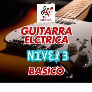 Imagen de portada para Curso online Guitarra eléctrica - Nivel 3 - Básico