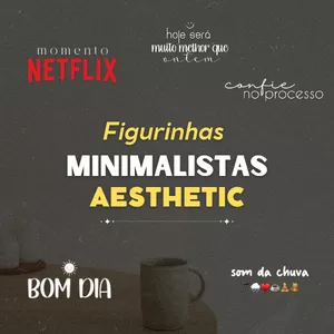 Imagem de capa para o Curso online Figurinhas Minimalistas Aesthetic
