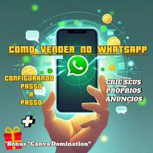 Imagem de capa para o Ebook  Como vender no WhatsApp Business - O Poder das Vendas Está em Suas Mãos