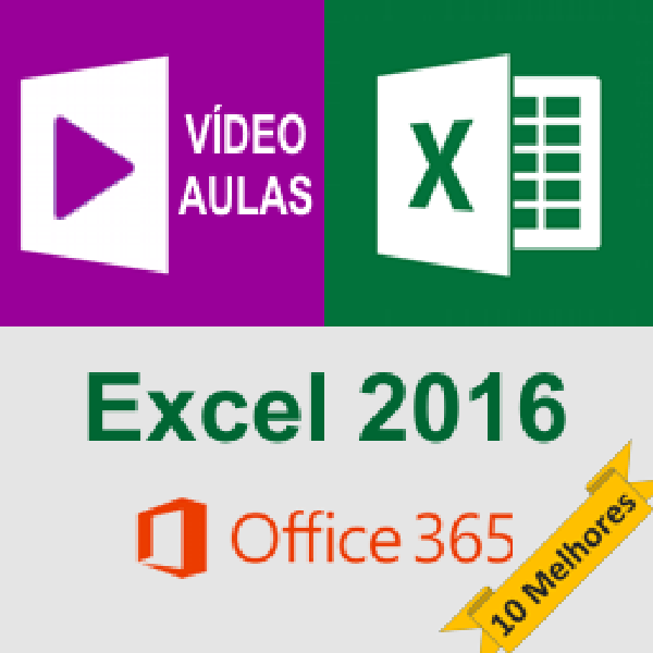 Planilha Vídeo aulas: Excel 2016 Básico e Intermediário