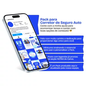 Imagem de capa para o Curso online Pack Canva - Corretor de Seguro Auto