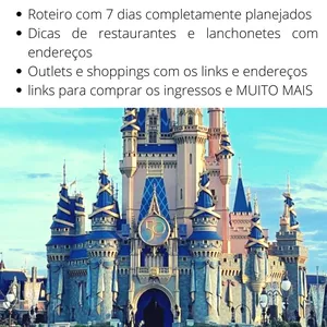 Imagem de capa para o Ebook ROTEIRO DE VIAGEM - ORLANDO. PARQUES DA DISNEY E UNIVERSAL