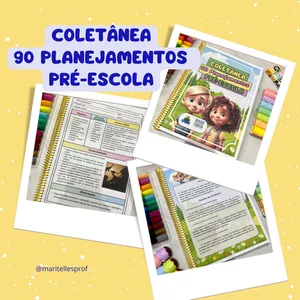 Imagem de capa para o Ebook Coletânea 90 planejamentos pré-escola