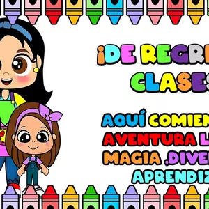 Imagen de portada para Ebook MURAL DE REGRESO A CLASES, BIENVENIDOS, MURAL PARA PUERTA Y MURAL DE ALAS - 4 MURALES