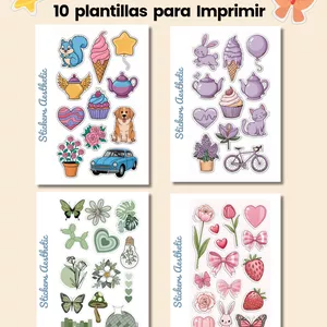 Imagen de portada para Ebook Pack de "Stickers Aesthetic"