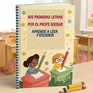 Imagen de portada para Ebook Profe Quique mis primeras letras para aprender a leer y escribir Idioma Español 