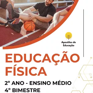 Imagem de capa para o Ebook Educação Física 2º Ano 4º Bimestre (Ensino Médio) - Apostila com Planos de Aula