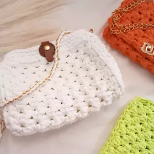 Curso 3 em 1 Bolsas em Fio de Malha>
