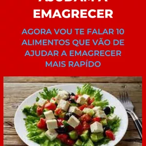 Imagem de capa para o Ebook 10 ALIMENTOS QUE VÃO TE AJUDAR A EMAGRECER