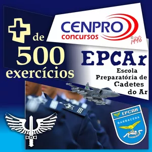 Imagem de capa para o Ebook APOSTILA 500 EXERCÍCIOS CONCURSO EPCAR