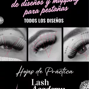 Imagen de portada para Ebook Manual de diseños y mapping para pestañas- Hojas de prácticas