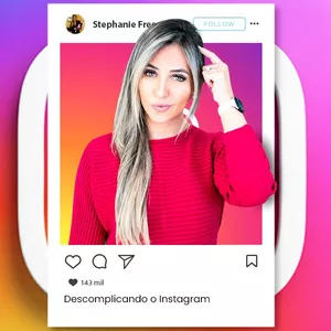 Imagem de capa para o Curso online Descomplicando o Instagram