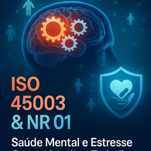 Imagem de capa para o Ebook Saúde Mental no Trabalho - Como Aplicar a ISO 45003 e Atender à NR 01