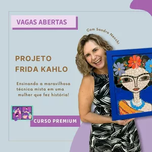Imagem do curso Mosaico Frida Kahlo