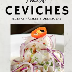 Imagen de portada para Ebook 5 Recetas de Ceviche fáciles y deliciosas 