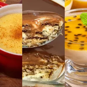 Imagem de capa para o Ebook 100 receitas simples de sobremesas