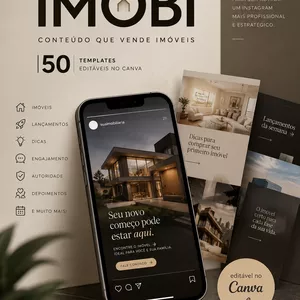 Imagem do curso IMOBI PRO — 50 Templates para um Instagram que Vende Imóveis