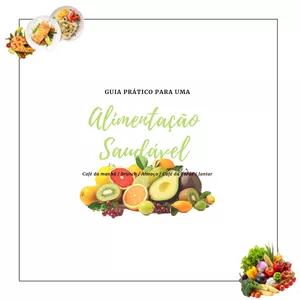 Imagem de capa para o Ebook Guia Prático para uma Alimentação Saudável