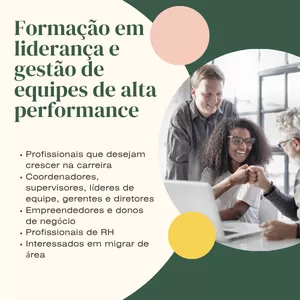 Imagem do curso FORMAÇÃO EM LIDERANÇA E GESTÃO DE EQUIPES DE ALTA PERFORMANCE